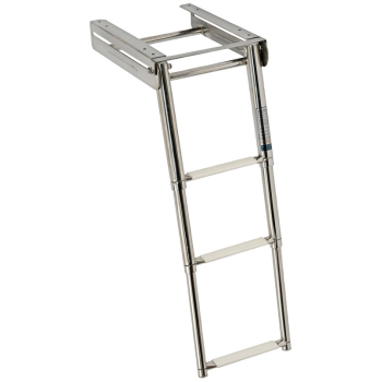 Scaletta inox a scomparsa 4 gradini 