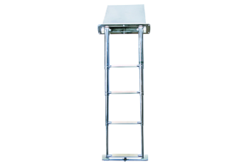 SCALETTA  INOX AD INCASSO 3 GRADINI