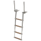 Scaletta inox con maniglie 4 gradini teak 