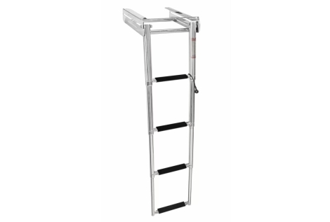 Scaletta inox gradino nero