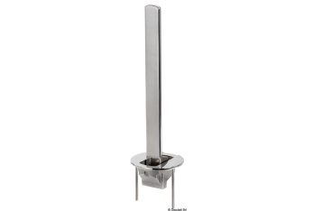 Scaletta inox/legno 3 gradini 