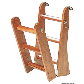 Scaletta legno 6 gradini 