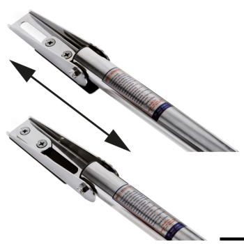 Scaletta telescopica BIG 3 gradini sovraplancetta slide-out 