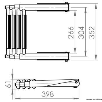 Scaletta telescopica BIG sovraplancetta slide-out 