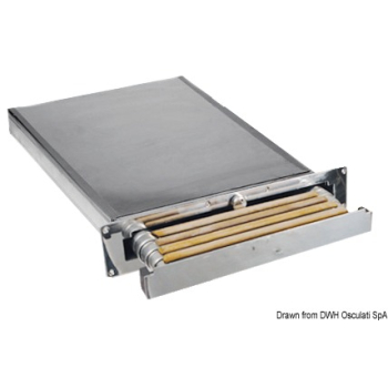 Scaletta Top Line 4 gradini in  teak 