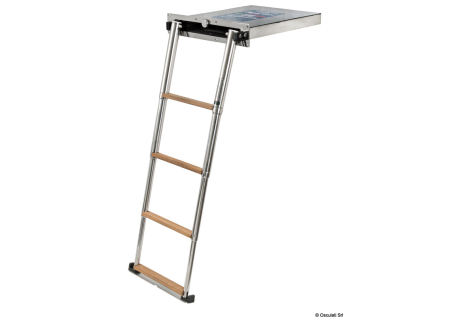 Scaletta Top Line 4 gradini in  teak 