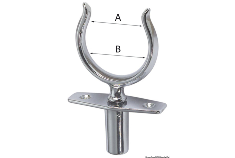 Scalmo ottone cromat a scatto 42 mm 