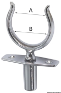 Scalmo ottone cromat a scatto 46 mm 