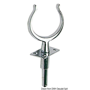 Scalmo ottone cromato 14 mm 