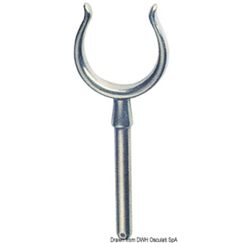 Scalmo ottone cromato 14 x 64 mm 