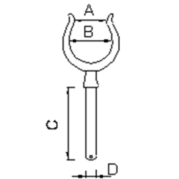 Scalmo ottone Ø mm.14