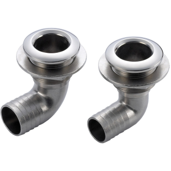 Scarico a mare a gomito 1" 1/2 x 38 mm 