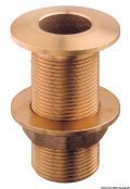 Scarico a mare in bronzo 1/2" 