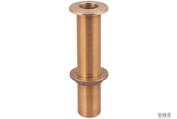 Scarico a mare lungo 1"1/2 207mm brz