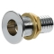 Scarico filo ottone cromato 2" x 56 mm 