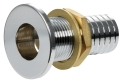Scarico filo ottone cromato 2" x 56 mm 