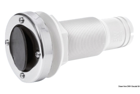 Scarico nylon 2" 1/4 mm 38 con valvola non ritorno 