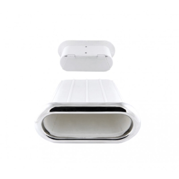 Scarico ovale nylon-inox