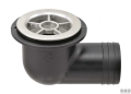 Scarico pozzetto d38mm pl-inox