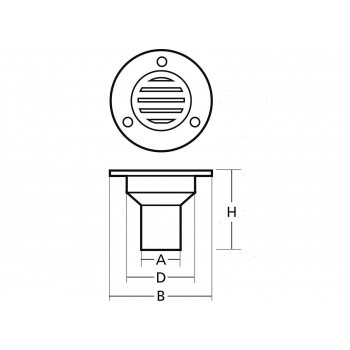Scarico Pozzetto Inox Round XLee