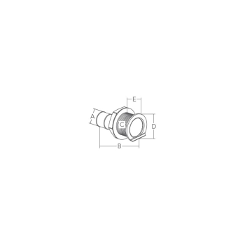 Scarico pvc/inox Ø mm.38