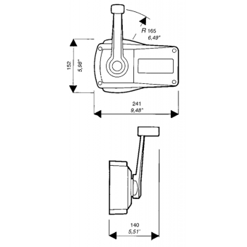 Scatola comando b90 nera