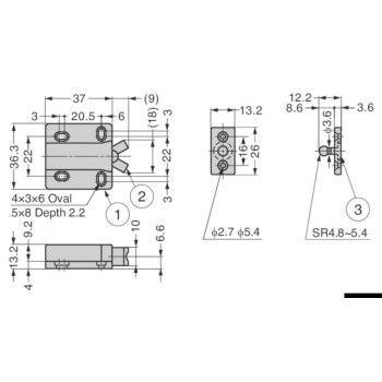 Scrocco a contatto non magnetico 
