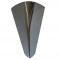Scudo di prua inox 316 dim. 335 x h515 mm