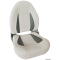 Sedile comfort CP48 con schienale alto ribaltabile Grigio chiaro/scuro 