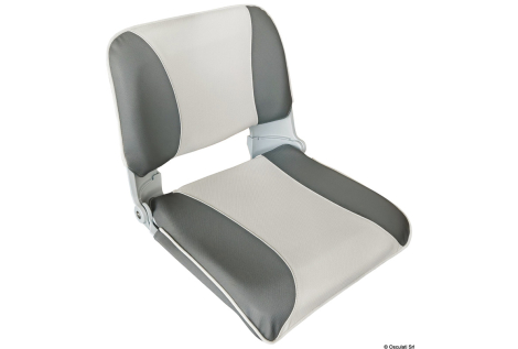 Sedile con schienale ribaltab.e sfil. Grigio chiaro/scuro 