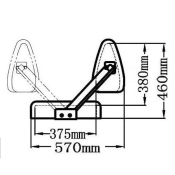 Sedile guida singolo Reverso 