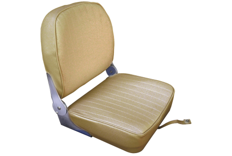 Sedile schienale ribaltabile in vinile sabbia 