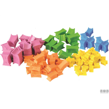 Segna catena easy 6mm blu confezione 14pz