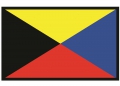 Bandiera segnale z zulu 20x30cm