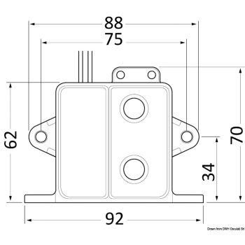 Sensore elettronico 12/24 V in blister 