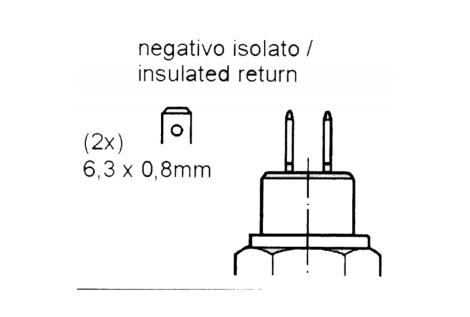 Sensore temp. acqua g6 1/2 x14nptf