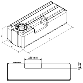 Serbatoio acque nere lt.35