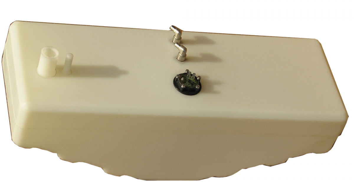 Serbatoio Carburante 25 Litri - In Plastica Certificato R.I.Na. Con Indicatore Livello, 45x31.5x25.5 Cm