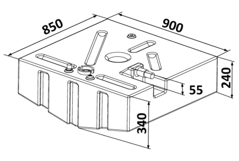 Serbatoio Polietilene 189 l 