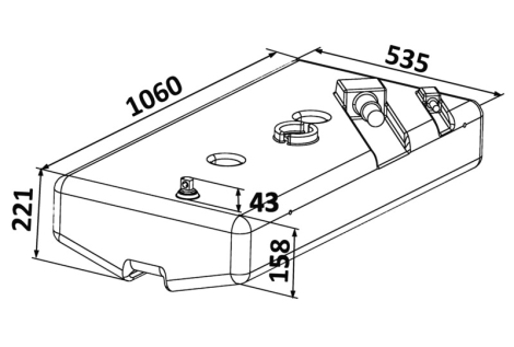 Serbatoio Polietilene 90 l 