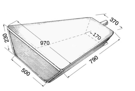 Serbatoio rigido acqua 80 l 