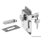 Serratura destra ottone cromato 20 mm 