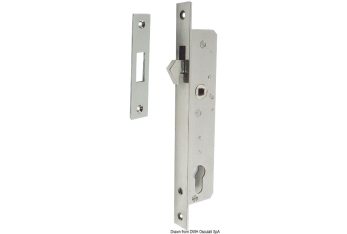 Serratura INOX per porte scorrevoli-38.132.03