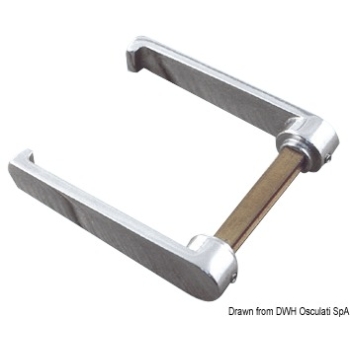 Serratura inox per porte scorrevoli 