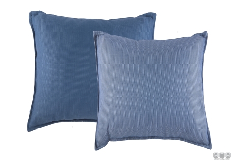 Set 2 cuscini imperm. 45x45 blu 