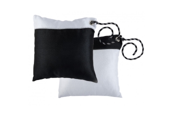 Set 2 cuscini nero/bianco