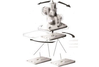 Set 3 Spessori per Basi Antenna