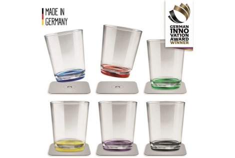 Set 6 Bicchieri Magnetici Multicolor