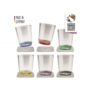 Set 6 Bicchieri Magnetici Multicolour