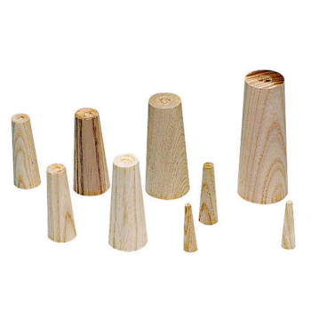Set 9 coni in legno